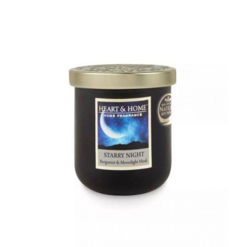 HEART & HOME CANDLE 110g MEDIUM CANDLE "STARRY NIGHT"