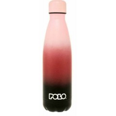 Polo Double Color Μπουκάλι Θερμός Ροζ/Κόκκινο/Μαύρο 500ml #949004-8162