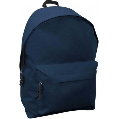 Mood Mood Omega Μπλε Σχολική Τσάντα Πλάτης Γυμνασίου - Λυκείου σε Μπλε χρώμα Μ32 x Π16 x Υ42cm #72654