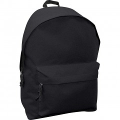 Mood Mood Omega Μαύρη Σχολική Τσάντα Πλάτης Γυμνασίου - Λυκείου σε Μαύρο χρώμα Μ32 x Π16 x Υ42cm #72641