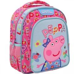 Must Peppa Pig Σχολική Τσάντα Πλάτης Νηπιαγωγείου Πολύχρωμη Μ27 x Π10 x Υ31εκ #482736