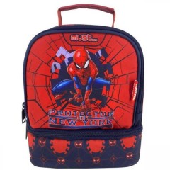 Must Spiderman Protector Of New York Ισοθερμικό Τσαντάκι Φαγητού Ώμου Πολύχρωμο Μ20 x Π12 x Υ24cm #508121