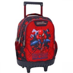 Must Spiderman Protector Of New York Σχολική Τσάντα Τρόλεϊ Δημοτικού Πολύχρωμη Μ34 x Π20 x Υ44εκ #508119