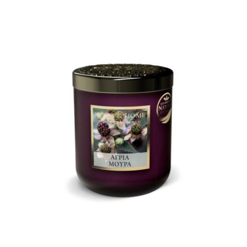 HEART & HOME CANDLE 110g MEDIUM CANDLE "WILD BERRY"